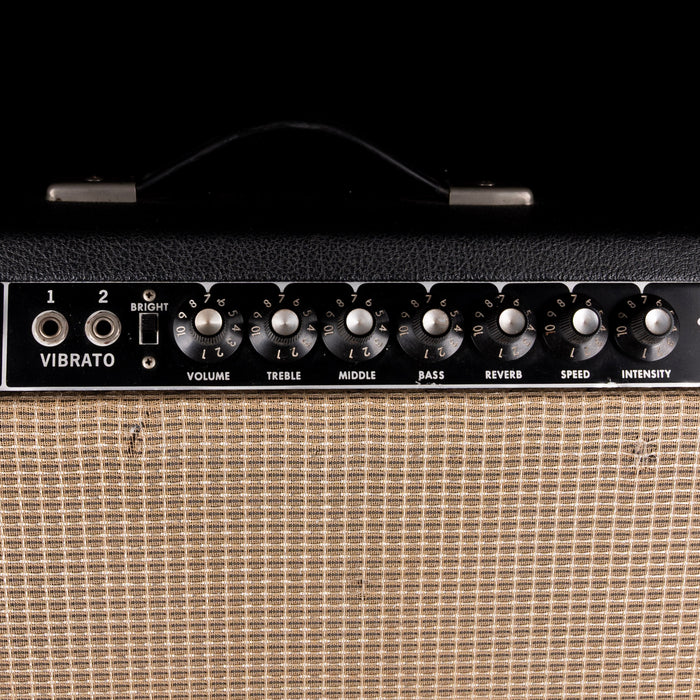 Vintage 1966 Fender Super Reverb Guitar Amp Combo With Cover