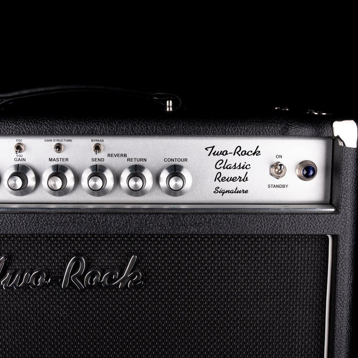 Pre Owned Two-Rock Classic Reverb Signature 1x12" 50-Watt Black Guitar Amp Combo With Footswitch