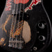 Vintage 1966 Fender Precision Bass Refinished With Custom Artwork With Case
