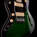 Pre Owned Revelation RJT-60M TL/LH Green Burst Left Handed Thinline Offset Electric Guitar