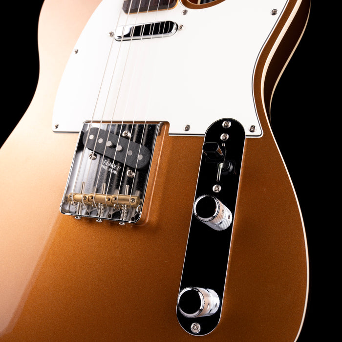 Pre Owned Fender JV Modified 60's Custom Telecaster Firemist Gold With Gig Bag