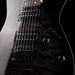 Used Ibanez GIO GRG7221QA 7-String Electric Guitar Trans Black With Gig Bag