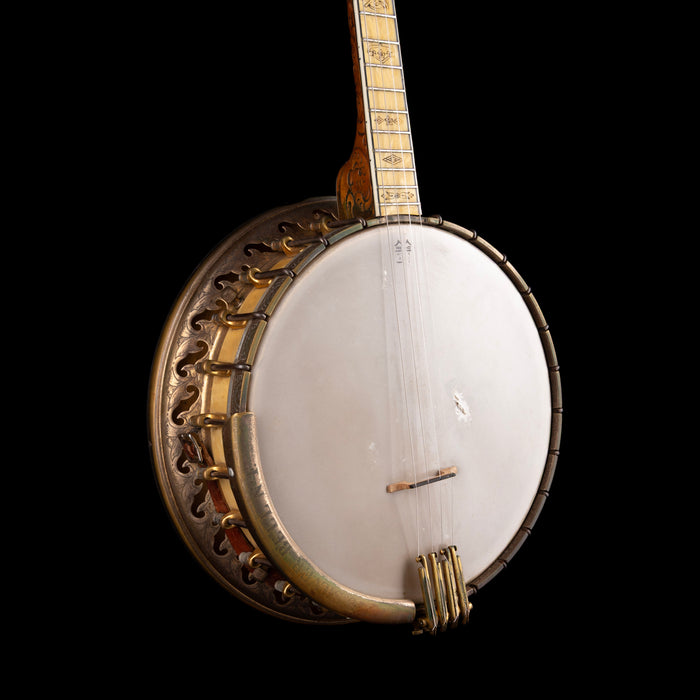 Vintage 1930's Bacon and Day Montana Silver Bell Style No. 4 Tenor Banjo with OHSC - Frank Ovanin Collection