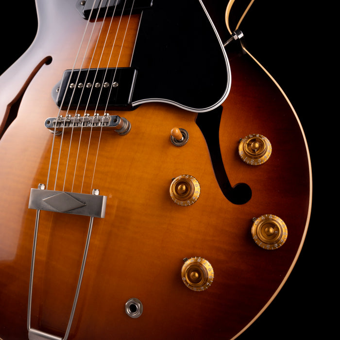 Pre Owned 2015 Gibson Memphis 1959 ES-330 Vintage Sunburst With Figured Top With OHSC