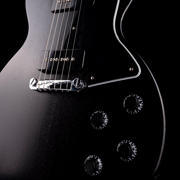 Used Gibson Les Paul Special Tribute P-90 Worn Ebony Satin Electric Guitar With Case