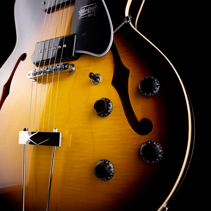 Heritage Standard H-530 Hollow Body Original Sunburst with Case