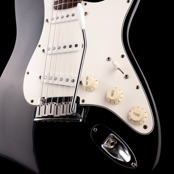 Pre Owned 1996 Fender 50th Anniversary American Standard Stratocaster Black With Case