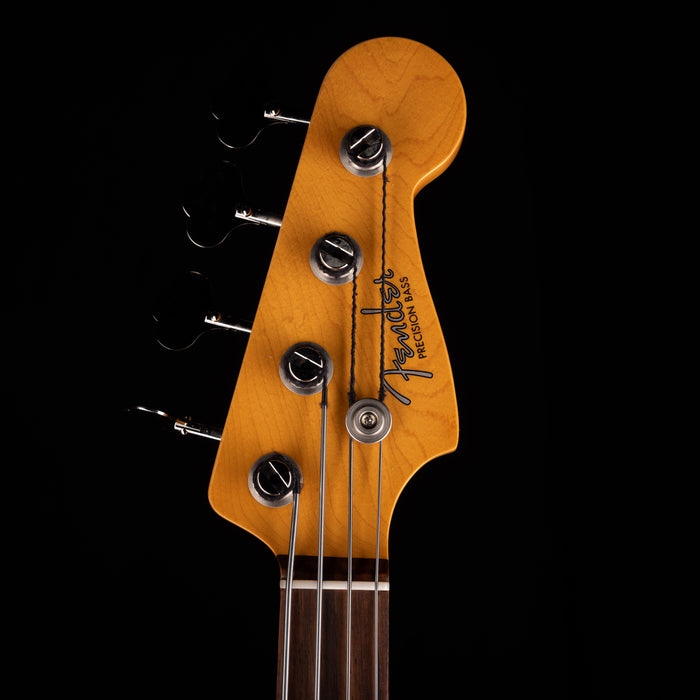 Pre Owned 2022 Fender American Vintage II 1960 Precision Bass 3-Tone Sunburst With Custom Shop Pickups With OHSC