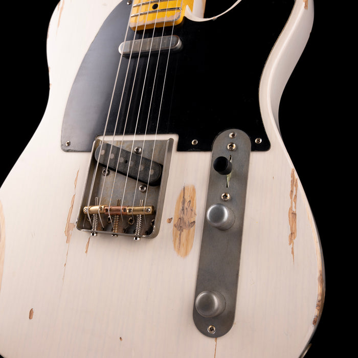 Pre Owned Nash T-52 Medium Aged Ash Mary Kay White Electric Guitar With OHSC