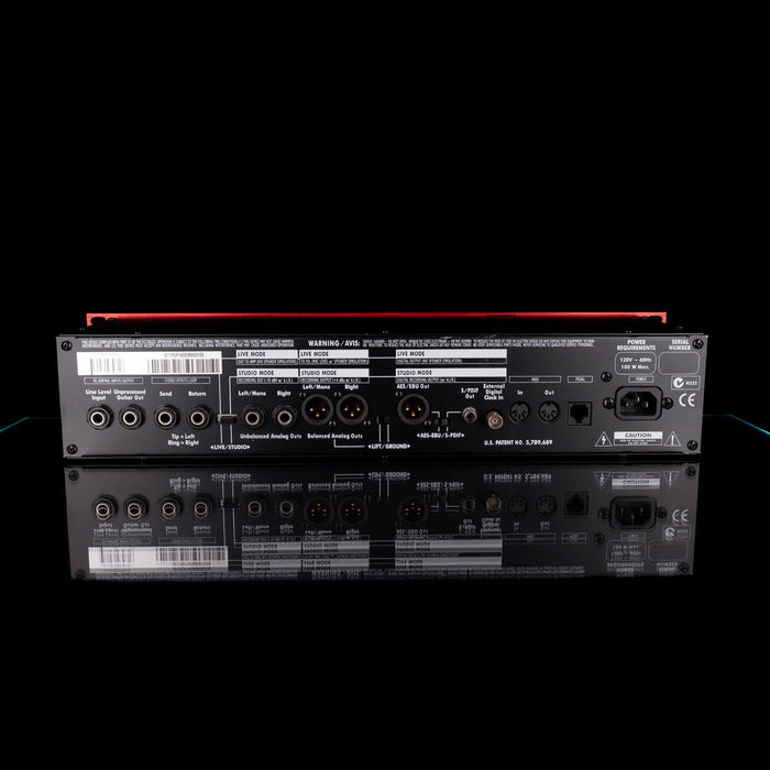Used Line 6 Pod Pro Rackmount Multi Effect and Amp Modeler Red Rack Unit
