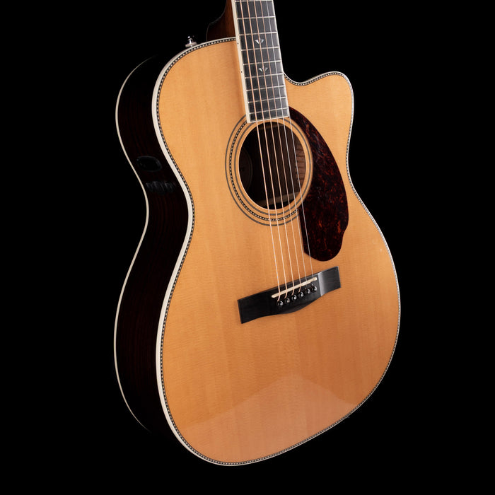 Used Fender Paramount PM-3 Deluxe Acoustic Electric Natural With Gig Bag