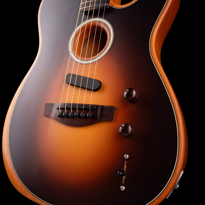 Used 2022 Fender Acoustasonic Player Telecaster Sunburst With Original Soft Case