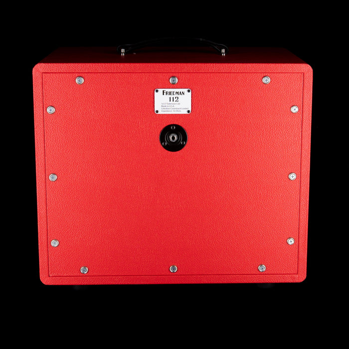 Pre Owned Friedman JEL 112 Jake E. Lee Signature Guitar Amp Cabinet Red