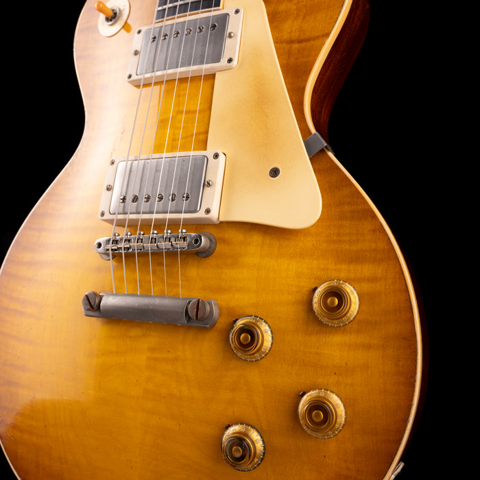 Pre Owned Gibson Custom Shop Limited Edition 1959 Les Paul Standard Murphy Aged Tom's Lemon Burst With OHSC
