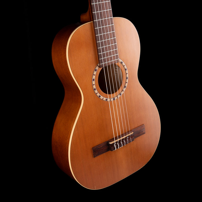 Pre Owned Art and Lutherie AMI Nylon String Parlor Guitar Natural With Gig Bag