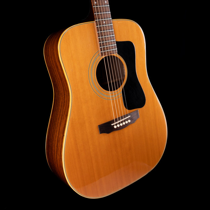 Pre Owned 1970's Rider RG-500 Acoustic Guitar Natural With Gig Bag