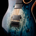 Mayones Duvell Elite 6 Curly Poplar Top Turquoise Iris with Soft Case