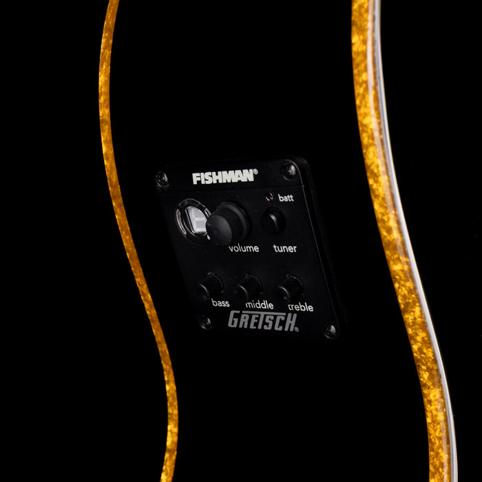 Used Gretsch G5021E Rancher Penguin Parlor Black Acoustic Electric Guitar