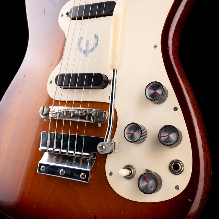 Pre Owned 1965-66 Epiphone Olympic Double Cut Sunburst With OSSC