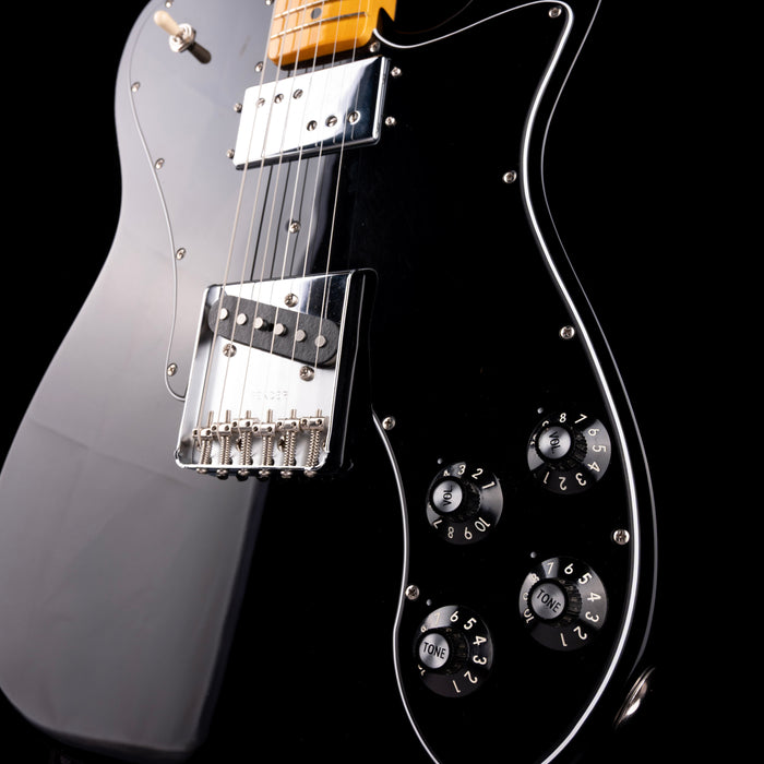Pre Owned Fender American Vintage II 1977 Telecaster Custom Black With OHSC
