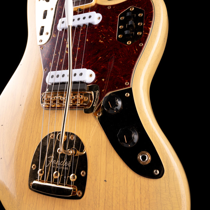 Pre Owned 2024 Fender Custom Shop 1966 Jaguar Journeyman Relic Aged Natural Blonde with OHSC