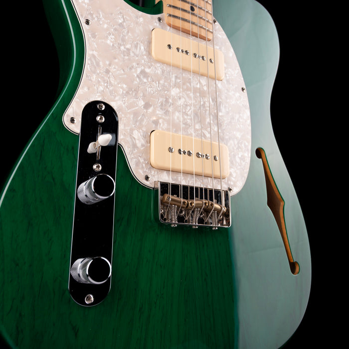 Pre Owned 2006 G&L ASAT Classic Semi-Hollow Forest Green With OHSC