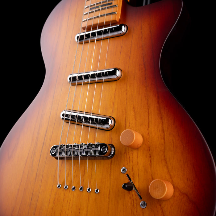 Pre-Owned Sire Larry Carlton L5 Solid Body Sunburst Satin Electric Guitar With OHSC