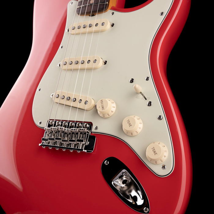 Fender Limited Edition American Vintage II 1961 Stratocaster AAA Flame Maple Fiesta Red With Case