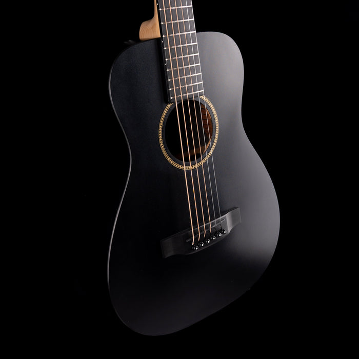 Used Martin LX Black Little Travel Acoustic Guitar With Gig Bag