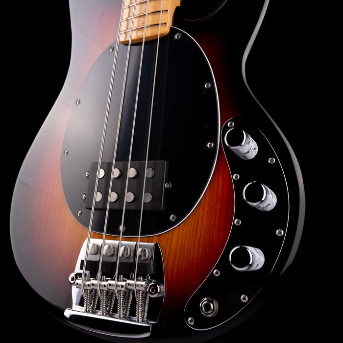 Ernie Ball Music Man Retro '70s StingRay Bass Vintage Sunburst with Case