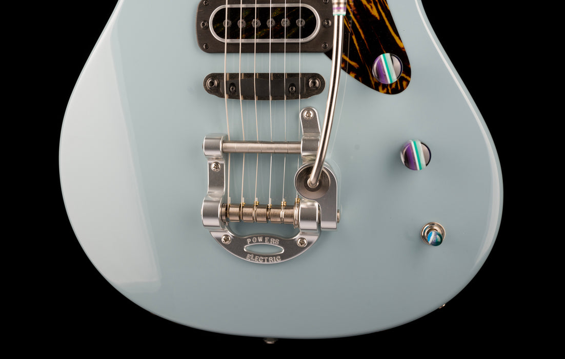 Powers Electric A-Type Meissen Blue With Softshell Case