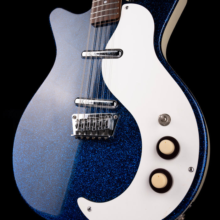 Pre Owned Danelectro 60th Anniversary DC '59 NOS+ Electric Guitar Deep Blue Metalflake