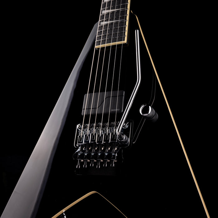 Used Jackson Pro plus Limited Edition Pure Metal King V KV1A Gloss Black With Case