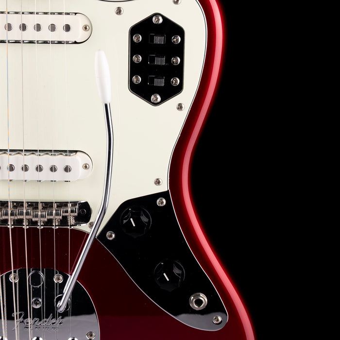 Pre-Owned 2013 Fender MIJ '66 Reissue Jaguar Candy Apple Red With Case