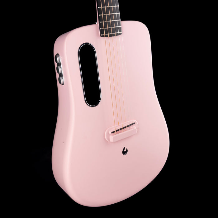 Pre Owned Lava Me 2 Pink Acoustic Electric Guitar With OSSC