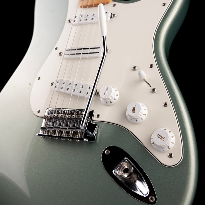 Pre Owned 2003 Fender Standard Stratocaster Sage Green Metallic With Case