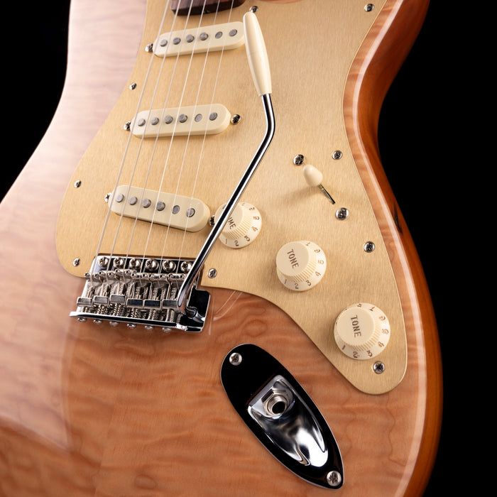 Pre Owned Fender Limited Edition Rarities American Original 60's Stratocaster Quilt Maple Natural With OHSC