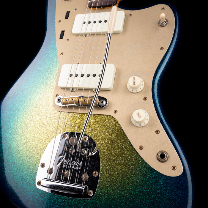 Fender Custom Shop 1958 Jazzmaster Journeyman Relic Surf Green Sparkle Burst With Case