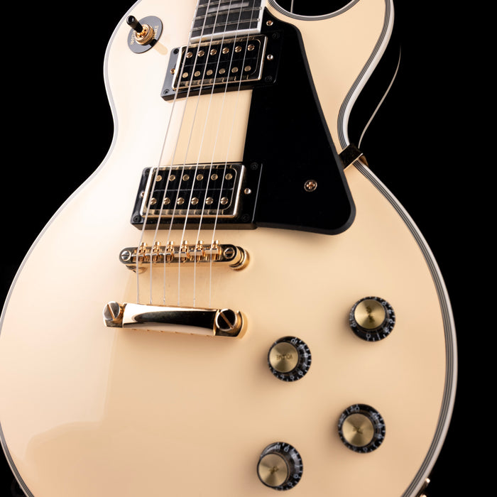 Pre Owned Epiphone Les Paul Custom Blackback Antique Ivory