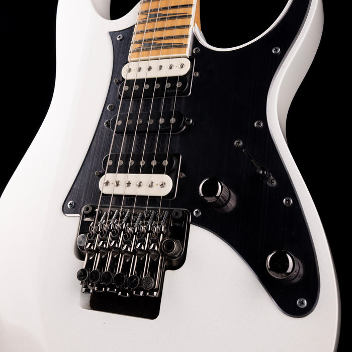 Pre Owned 2009 Ibanez Prestige "J Craft" RG2550Z-GW Galaxy White With OHSC