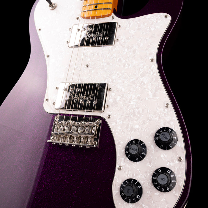 Used Squier Limited Edition Classic Vibe Telecaster Deluxe Purple Sparkle With Gig Bag
