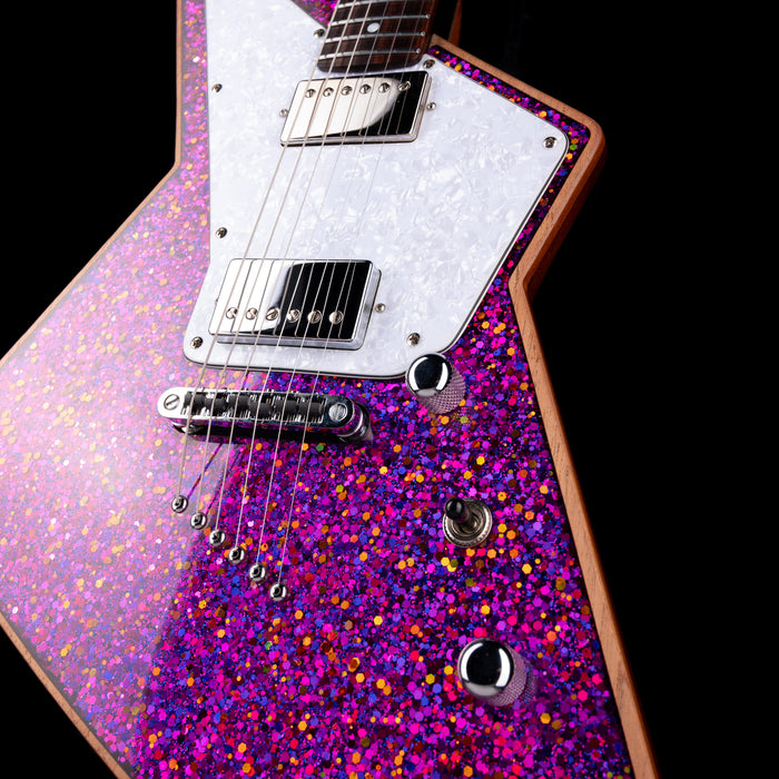 Pre-Owned 2023 Cream Guitars Voltage Standard - Purple Galaxy With OHSC