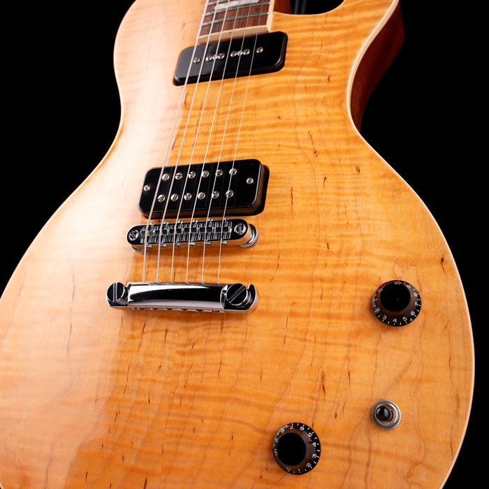 Perinetti Guitars SC-1 Standard Carved Top Natural Orange Translucent with Soft Case