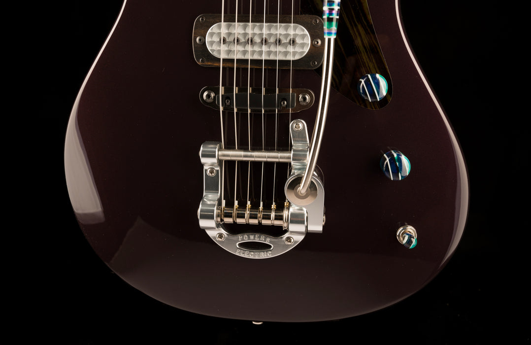 Powers Electric A-Type Amethyst Pearl Metallic with Softshell Case