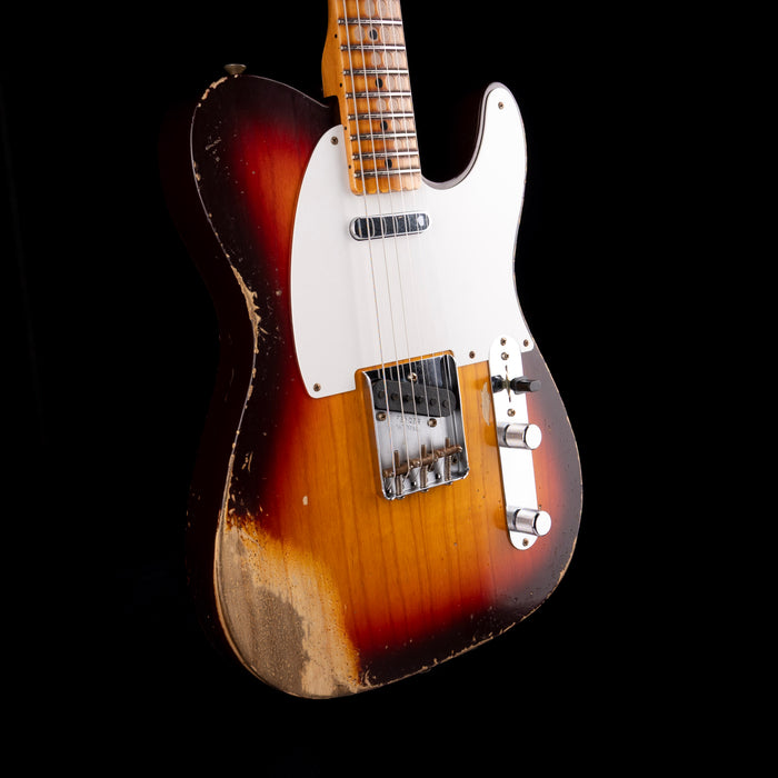 Fender Custom Shop 1958 Telecaster Heavy Relic Faded Aged Chocolate 3-Tone Sunburst