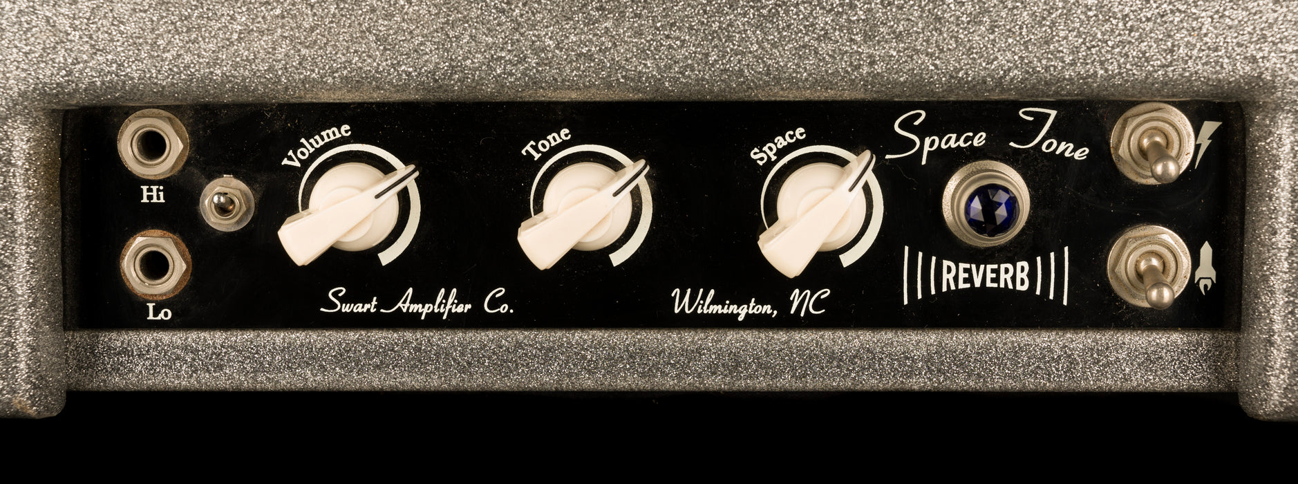 Pre Owned Swart Special Edition Space Tone Reverb Silver Sparkle Guitar Amp Combo with Footswitch