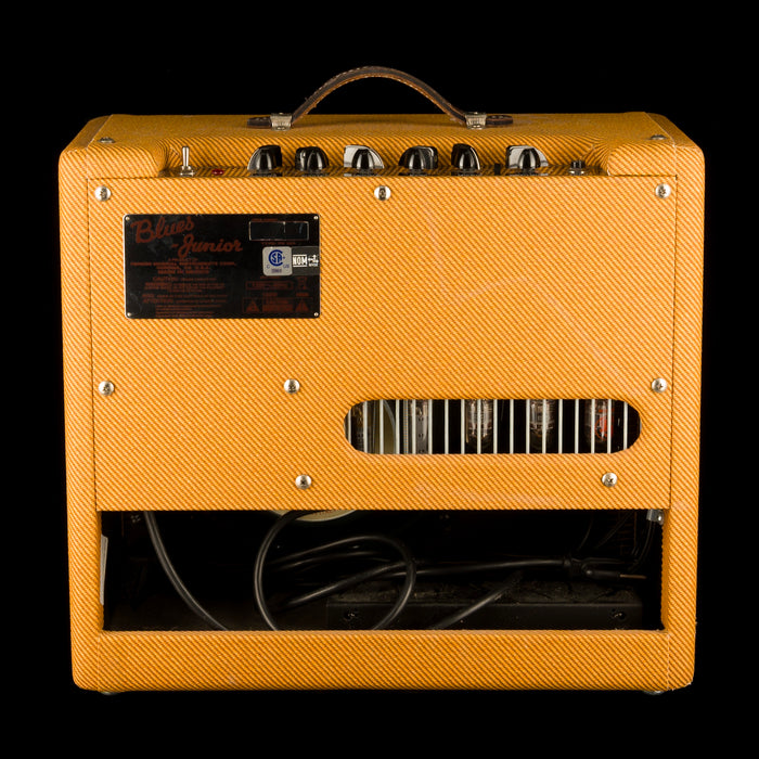 Used Fender Blues Junior Lacquered Tweed Guitar Amp Combo