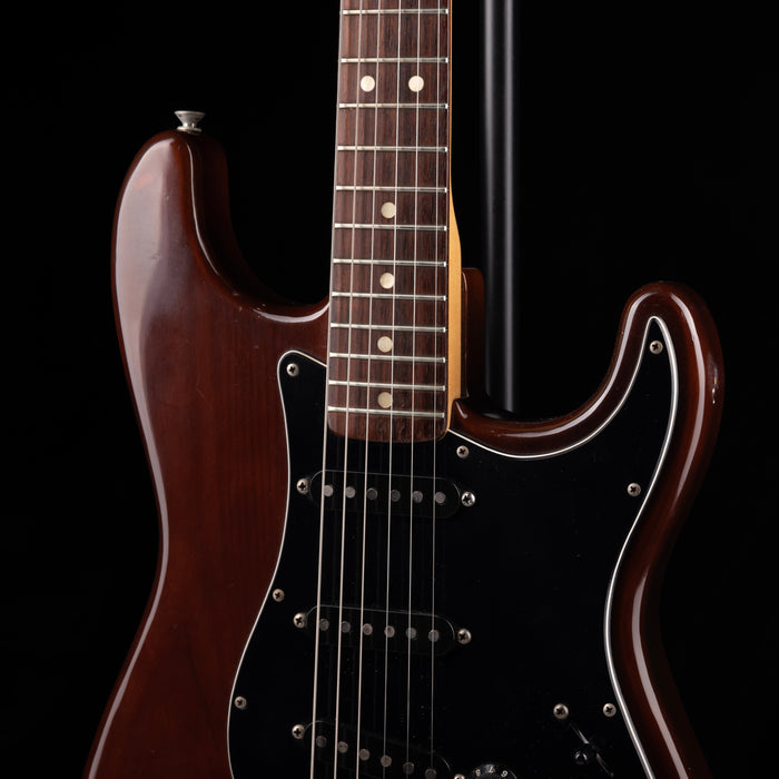 Pre-Owned Vintage 1976 Fender Stratocaster Hardtail Mocha With OHSC