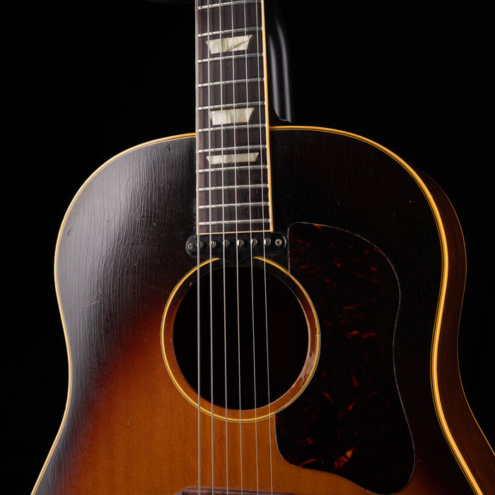 Vintage Gibson J-160E Sunburst Acoustic Electric Guitar With OHSC