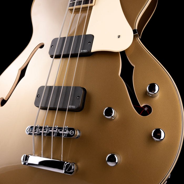 Pre-Owned Schecter Corsair Bass Metallic Gold